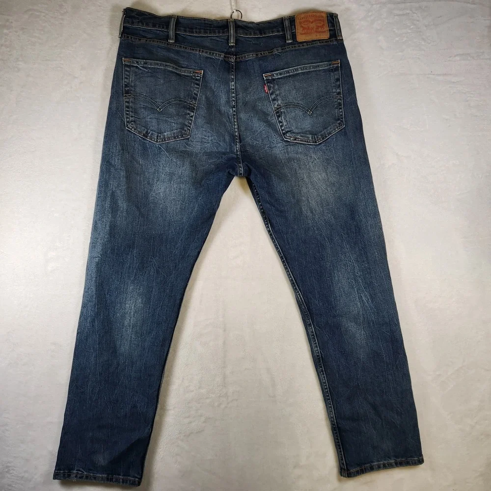Levi's‎ 502 Regular Taper Dark Wash Denim Jeans Mens W40 L32